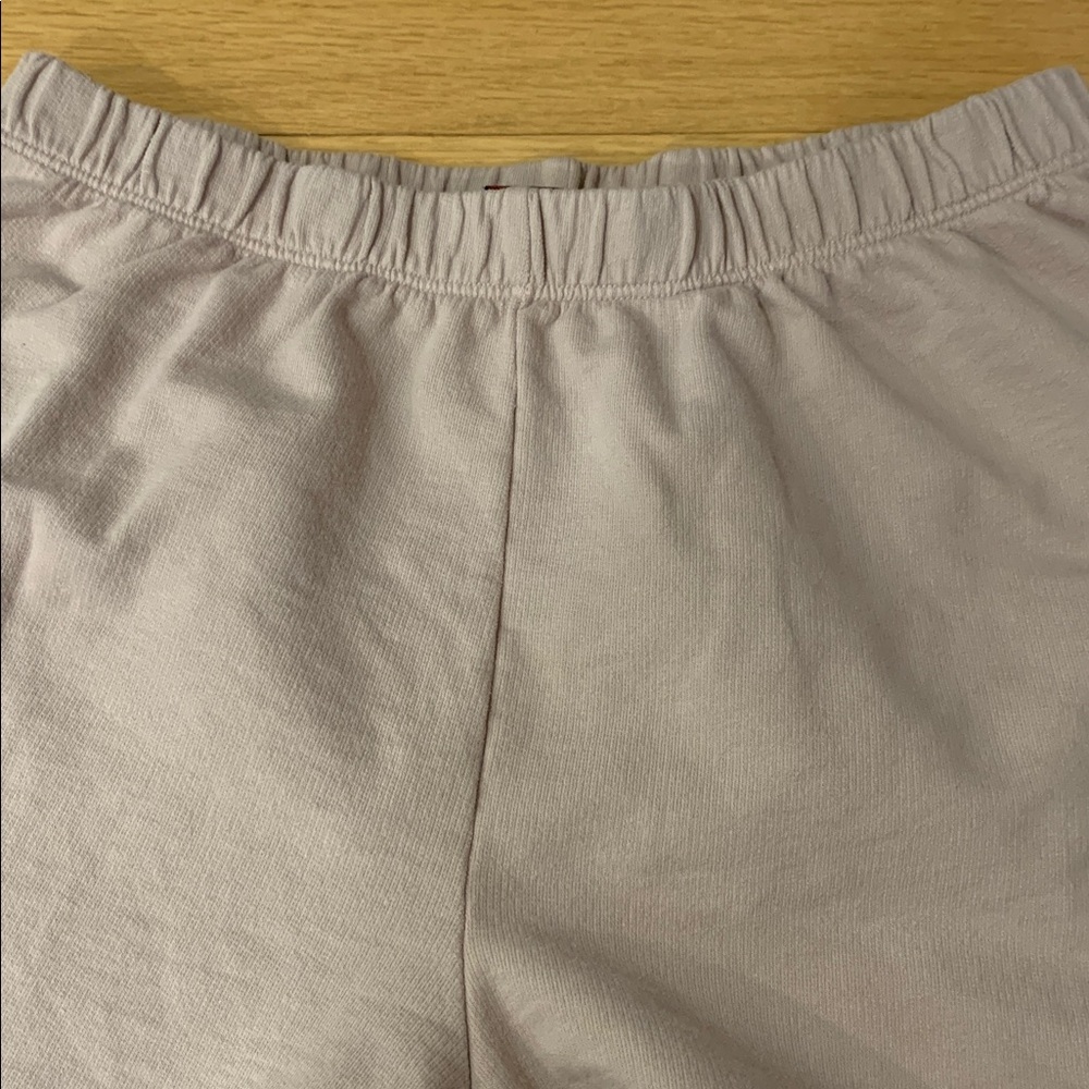 American Giant Women’s French Terry Pull On Lounge Shorts Size XS Blush Pink - Picture 2 of 7